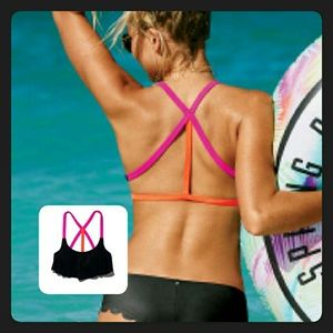 Victoria's Secret PINK Flounce Swim Top